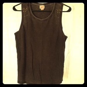Mossimo Grey Sleeveless Top